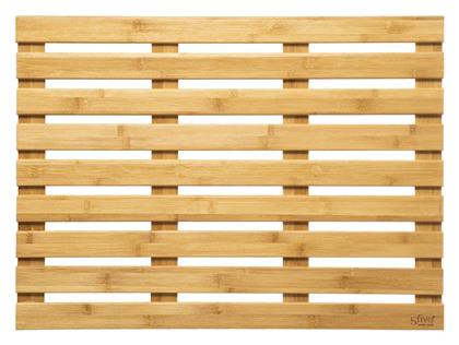 Πατάκι Μπάνιου Ξύλινο 174673 Καφέ 68x50εκ. 5Five