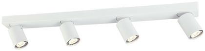 Elitis Σποτ με 4 Φώτα και με Ντουί GU10 σε Λευκό Χρώμα Aca