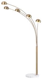 Markella Φωτιστικό Δαπέδου Υ198εκ. Χρυσό Aca