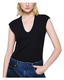 Access Fashion V Neck Bodysuit Women Access Fashion Μαυρο 54-2150-377-black