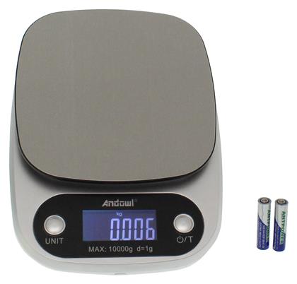 Qc305 Ψηφιακή 1gr/10kg Ασημί Q-C305 Andowl