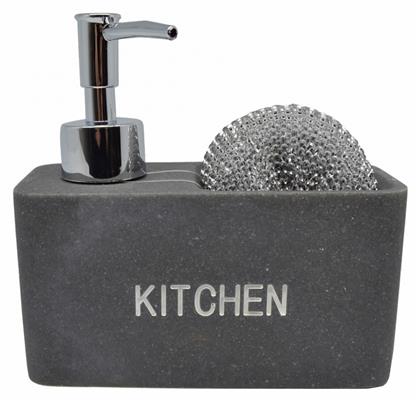 Dispenser Κουζίνας Πλαστικό με Θήκη για Σφουγγάρι Ankor