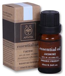 Jasmine Essential Oil Βιολογικό Αιθέριο Έλαιο Γιασεμί 10% σε Λάδι Jojoba 10ml Apivita