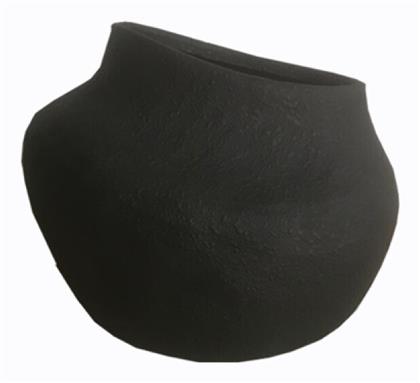 Βάζο Κεραμικό Μαύρο Φ22.5xΥ20.5cm Art et Lumiere