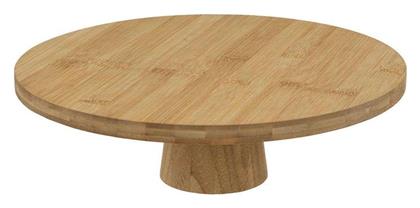 Τουρτιέρα Ξύλινη με Πόδι Καφέ 28x28x8εκ. Atmosphera