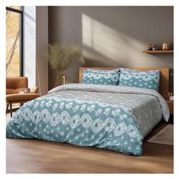 Σετ Υπέρδιπλο 220x240εκ. 12186 Πετρόλ 3τμχ Beauty Home