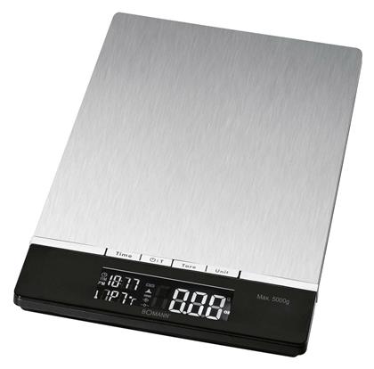 KW 1421 Ψηφιακή 1gr/5kg Inox 138-0293 Bomann