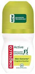 Active Citrus & Lime Fresh 48h Deo Αποσμητικό 48h σε Roll-On 50ml Borotalco
