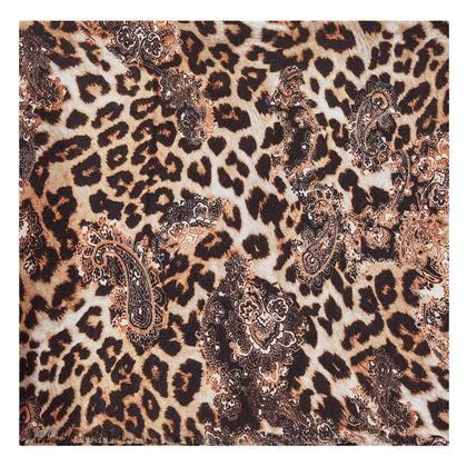 Γυναικεία Εσάρπα Λεοπάρ Σχέδια Λαχούρια Καφέ Celestino
