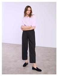 Γυναικείο Ψηλόμεσο Υφασμάτινο Παντελόνι με Λάστιχο Regular Fit Celestino