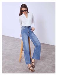 Γυναικείο Τζιν Straight Leg Μπλε Celestino