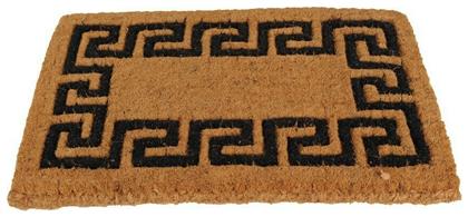 Πατάκι Εισόδου από Κοκοφοίνικα Μαίανδρο Καφέ-Μαύρο 45x75εκ. ΠΔ023 Καφέ-Μαύρο Chios Hellas