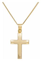 Χρυσός Σταυρός 14Κ Διπλής Όψης