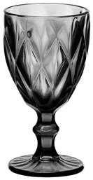 Kare Σετ Ποτήρια Νερού από Γυαλί Smoke Κολωνάτα 320ml 6τμχ Cryspo Trio