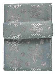 Χριστουγεννιάτικο Τραπεζομάντηλο Υφασμάτινο Ασημί Μ180xΠ140εκ. Das Home