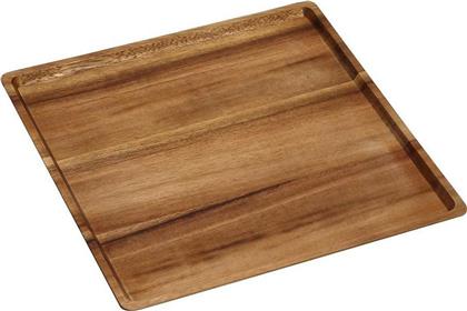 Δίσκος Σερβιρίσματος Ξύλινος Καφέ 30x30cm Espiel