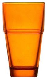 Ποτήρι Νερού Impilabile Γυάλινο Πορτοκαλί 380ml 6τμχ Espiel