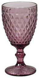 Tristar Ποτήρι Νερού από Γυαλί σε Μωβ Χρώμα Κολωνάτο 280ml Espiel