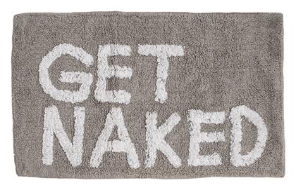 Πατάκι Μπάνιου Βαμβακερό Get Naked 02-4309 Grey 50x80εκ. Homely