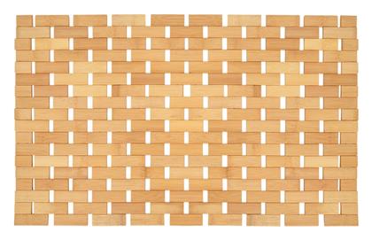 Πατάκι Μπάνιου Ξύλινο Bamboo Essentials 02-27568 Μπεζ 38x60εκ. Estia