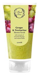 Grape & Nectarine Shower Scrub Σώματος 150ml Fresh Line