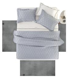 Alpaca Σετ Χαλιά Κρεβατοκάμαρας Γούνινα Anthracite 1176086224007 3τμχ Guy Laroche