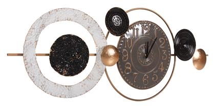Ρολόι Τοίχου Μεταλλικό Γκρι HomeMarkt