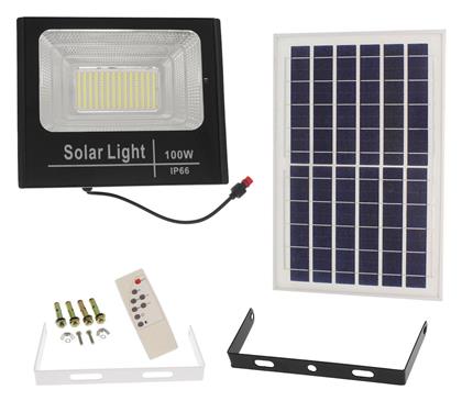 Στεγανός Ηλιακός Προβολέας LED 100W 6500K Jortan