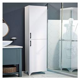 CHARLIE Στήλη Μπάνιου Δαπέδου Μ49xΒ31.8xΥ173.9cm Λευκή Megapap