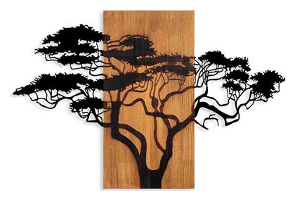 Διακοσμητικό Τοίχου από Ξύλο Acacia Tree 90x3x58cm Megapap