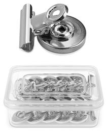 Σετ Μαγνητάκια Silver 3.7x2.8εκ. 15τμχ Navaris