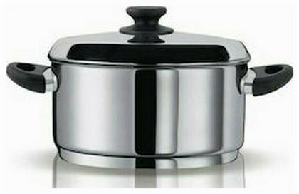 Zeon Βαθιά Ανοξείδωτη Κατσαρόλα Pyramis