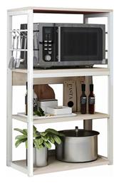 Wille Ραφιέρα Κουζίνας Μεταλλική Λευκή 50x30x99cm Pakketo