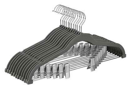 Κρεμάστρα Ντουλάπας για Παντελόνια Πλαστική CRF12 12τμχ Songmics