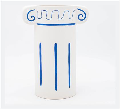 Βάζο Πορσελάνης Λευκό Φ17.5xΥ23.5cm - Estheti