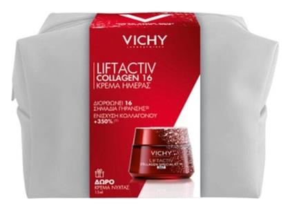 Liftactiv Collagen Specialist 16 Κρέμα Ημέρας 50ml με Δώρο Κρέμα Νύχτας 15ml & Νεσεσέρ Vichy