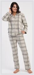 Χειμερινό Γυναικείο Σετ Πιτζάμας Γκρι Vienetta Secret