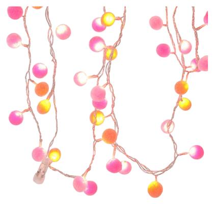 100 Λαμπάκια LED 4.95μ. Θερμό Λευκό σε Σειρά - Eurolamp