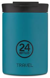 Travel Tumbler Δοχείο Φαγητού Θερμός Inox Μπλε 24Bottles