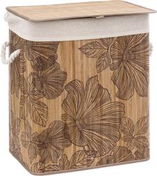 Blackflora Καλάθι Απλύτων Bamboo Πτυσσόμενο με Καπάκι 41.5x30x50cm Καφέ 5 Five Simply Smart