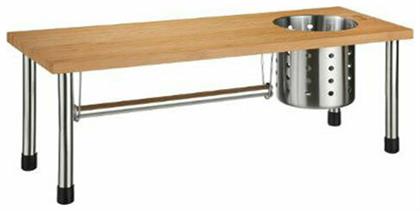 Βάση Οργάνωσης Κουζίνας Ξύλινη σε Καφέ Χρώμα 20x55.5x21cm 5Five