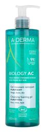 A-Derma Biology Ac Gel Καθαρισμού Προσώπου 400ml - A Derma