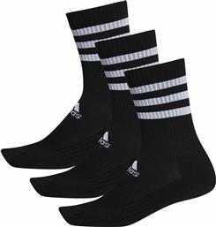 Adidas 3-Stripes Αθλητικές Κάλτσες Μαύρες 3 Ζεύγη από το Athletix