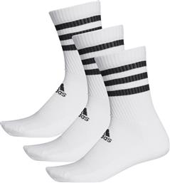 Adidas 3-Stripes Αθλητικές Κάλτσες Λευκές 3 Ζεύγη από το Z-mall
