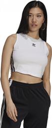 Adicolor Classics Αμάνικο Αθλητικό Crop Top Λευκό Adidas