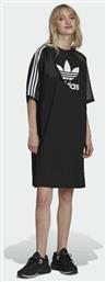 Adicolor Split Trefoil Mini Αθλητικό Φόρεμα T-shirt Κοντομάνικο Μαύρο Adidas από το MybrandShoes