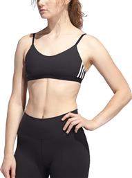 Adidas All Me 3-Stripes Sports Γυναικείο Αθλητικό Μπουστάκι Μαύρο με Αφαιρούμενη Ενίσχυση από το Z-mall