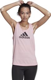 Adidas Αμάνικη Γυναικεία Αθλητική Μπλούζα Ροζ