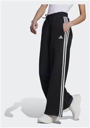 adidas Essentials 3-Stripes French Terry Παντελόνι Φόρμας Μαύρο - Adidas