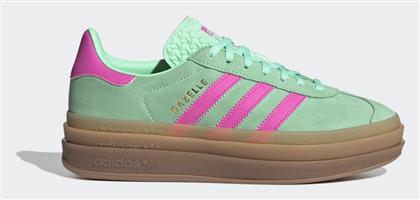 Gazelle Bold Γυναικεία Flatforms Sneakers Pulse Mint / Screaming Pink / Gum M2 Adidas από το MybrandShoes